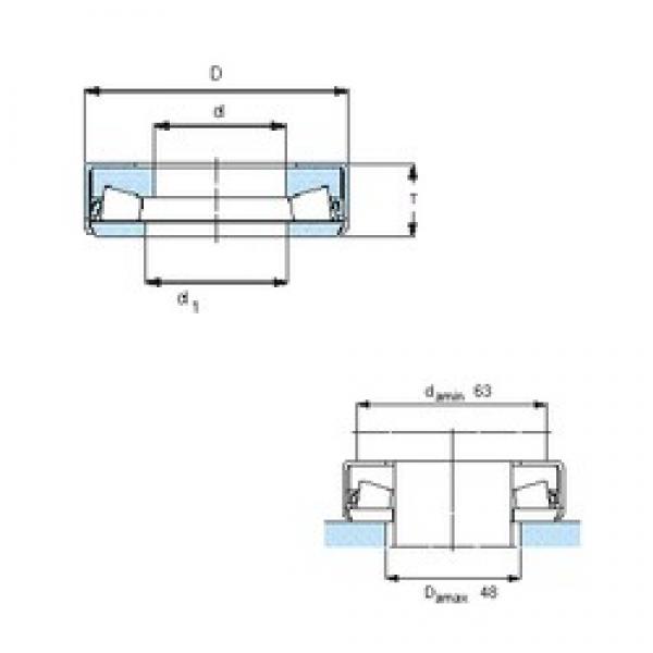 SKF 353118 تناقص الأسطوانة المحامل الدفعية #1 image