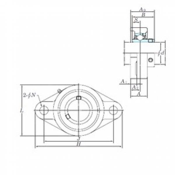 KOYO UCFL215E تحمل وحدات #1 image