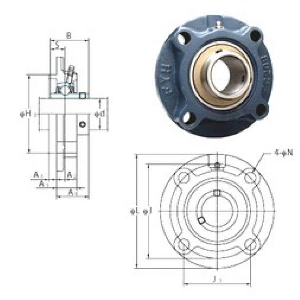 FYH UCFCX17E تحمل وحدات #1 image