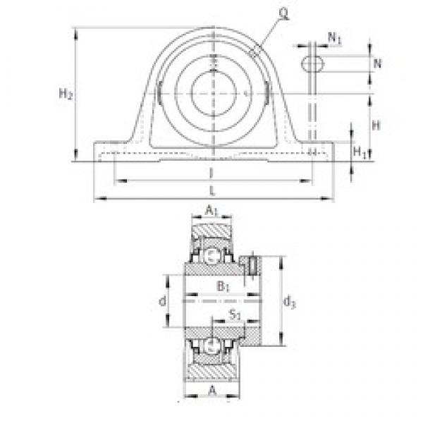 INA RAK1-5/8 تحمل وحدات #1 image