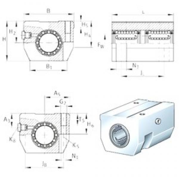 INA KTHK16-B-PP-AS تحمل وحدات #1 image