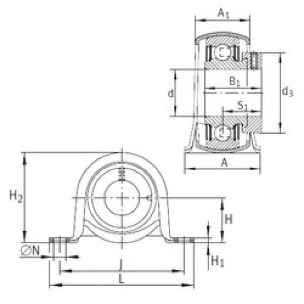 INA PB17 تحمل وحدات #1 image