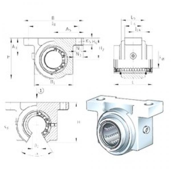 INA KGBO20-PP-AS تحمل وحدات #1 image