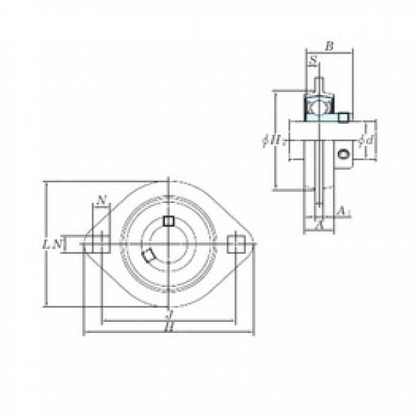 KOYO SBPFL207-22 تحمل وحدات #1 image