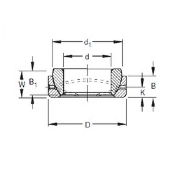 Timken 17SBT28 محامل عادي #1 image