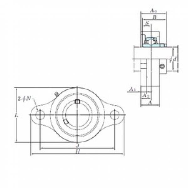 KOYO UCSFL204H1S6 تحمل وحدات #1 image