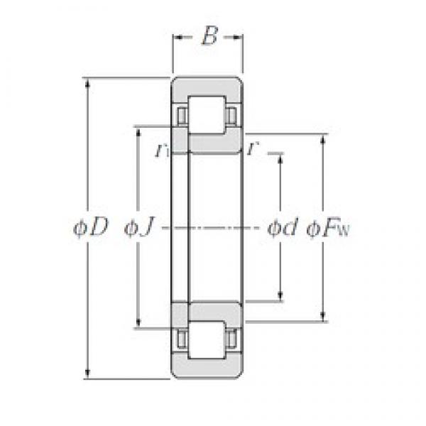 110 mm x 240 mm x 50 mm  NTN NUP322E محامل أسطوانية #1 image