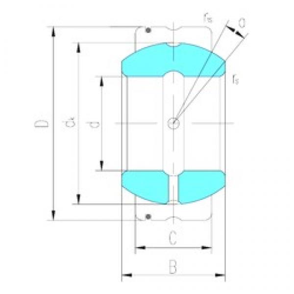 15 mm x 26 mm x 13 mm  LS GE15XS/K محامل عادي #1 image