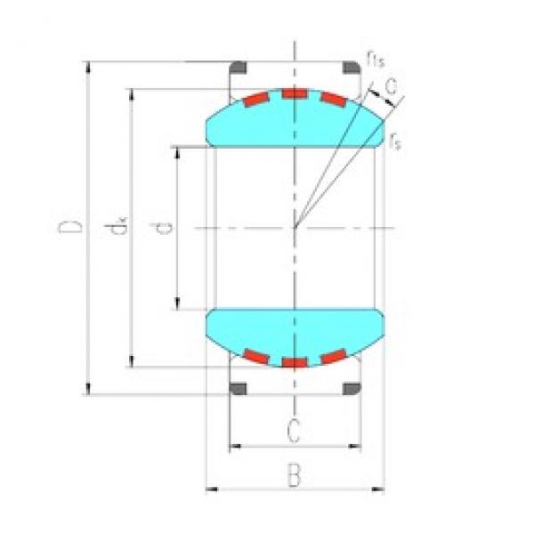 400 mm x 540 mm x 190 mm  LS GEC400XF/Q محامل عادي #1 image