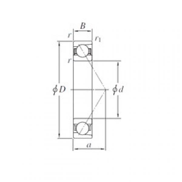 170 mm x 360 mm x 72 mm  KOYO 7334 الاتصال الكرات الزاوي #2 image