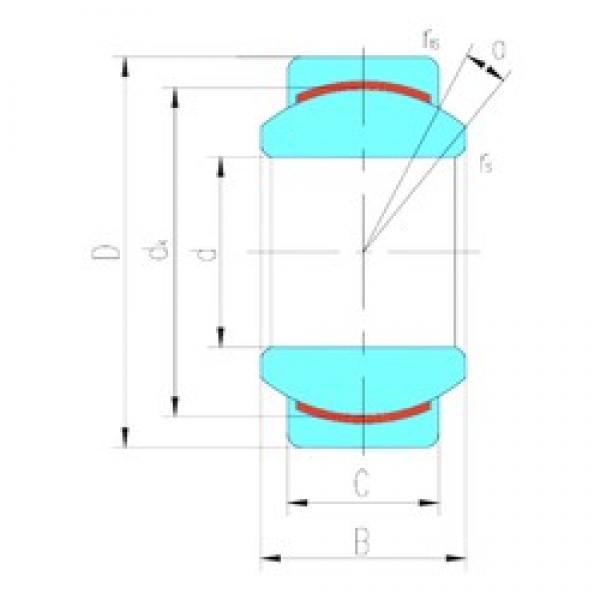 17 mm x 30 mm x 14 mm  LS GE17C محامل عادي #1 image