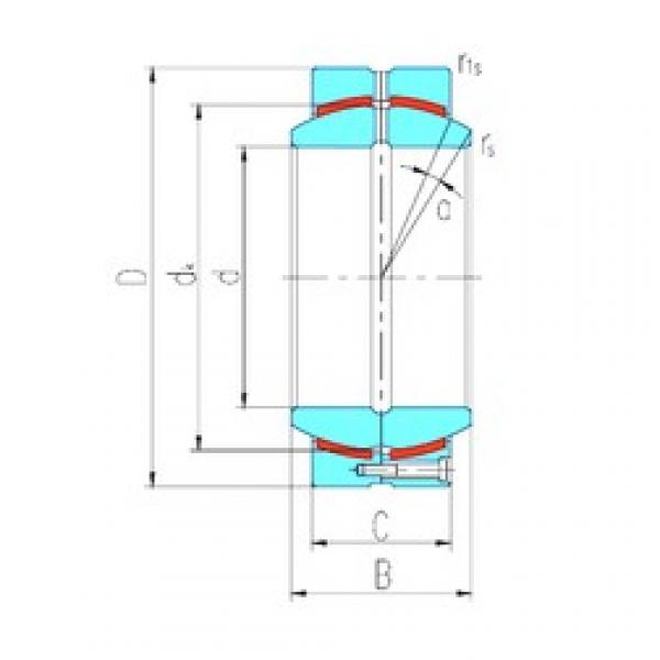 220 mm x 320 mm x 155 mm  LS GEH220HCS محامل عادي #1 image