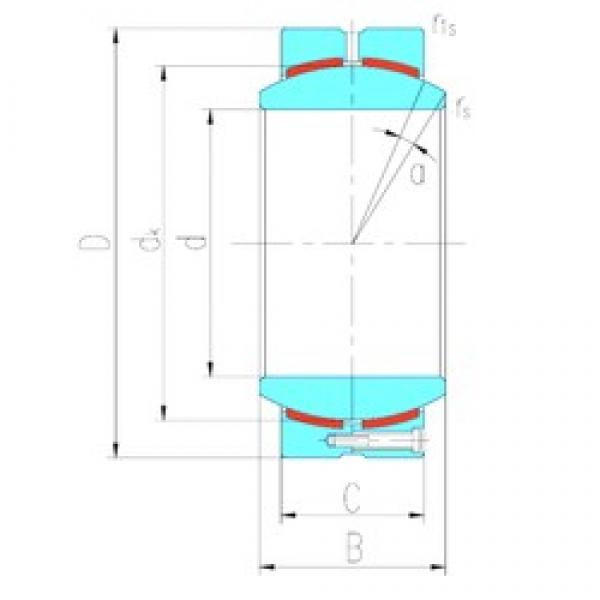 220 mm x 320 mm x 155 mm  LS GEH220HC محامل عادي #1 image