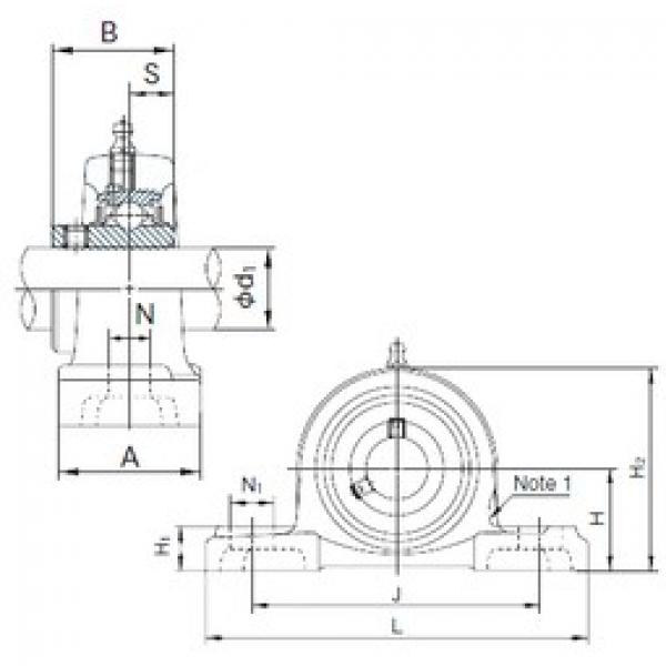 NACHI UCP307 تحمل وحدات #1 image