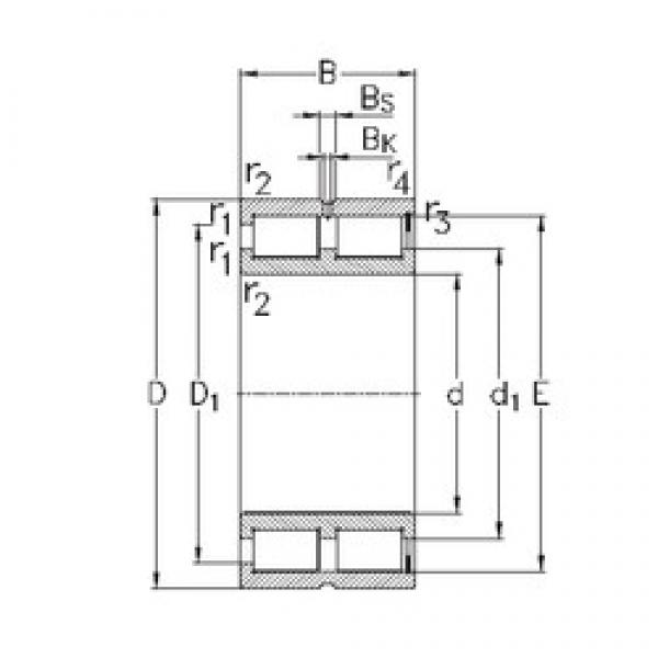 100 mm x 140 mm x 40 mm  NKE NNCF4920-V محامل أسطوانية #1 image