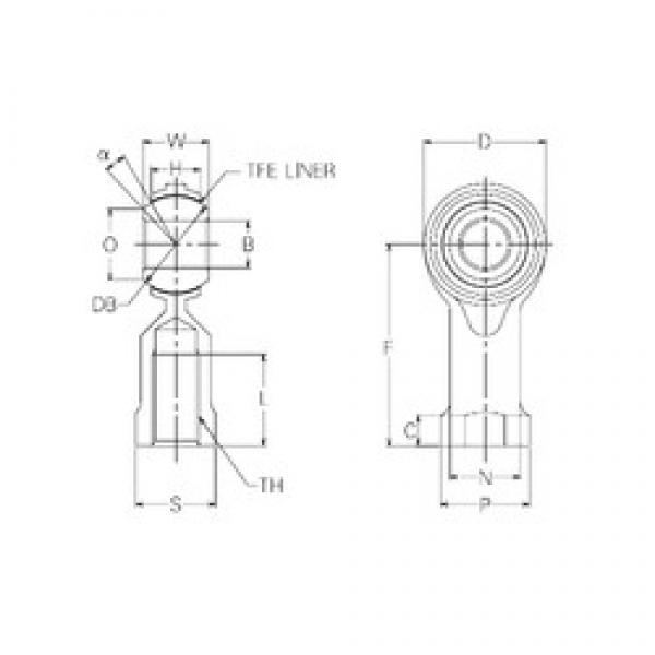 28 mm x 62 mm x 28 mm  NMB RBT28 محامل عادي #1 image