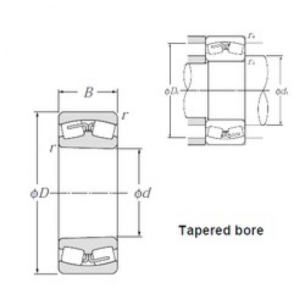 460 mm x 760 mm x 300 mm  NTN 24192BK30 محامل كروية #1 image