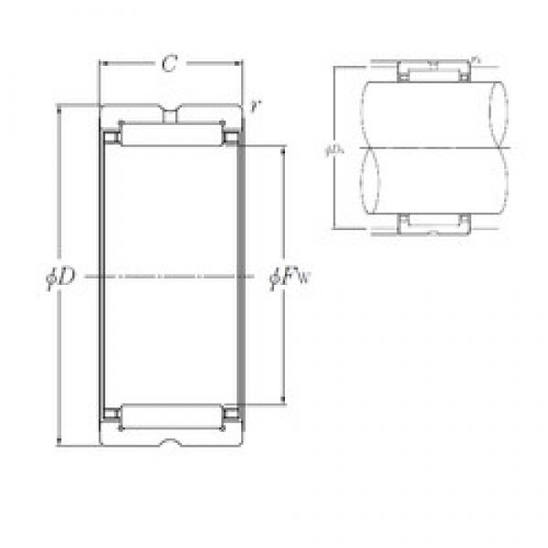 NTN MR405224 محامل إبرة الأسطوانة #1 image