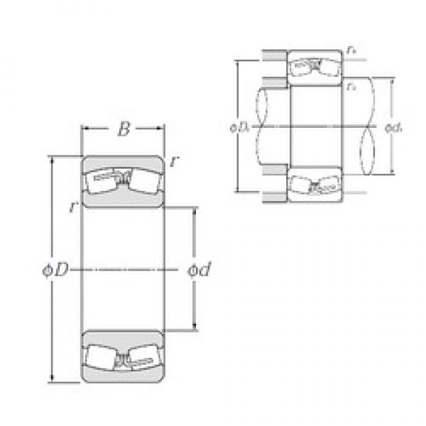 140 mm x 225 mm x 85 mm  NTN 24128B محامل كروية #1 image