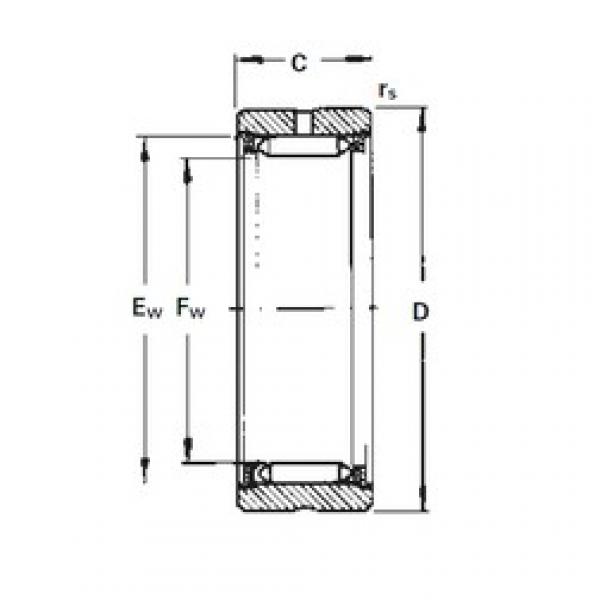 Timken RNA1045 محامل إبرة الأسطوانة #1 image