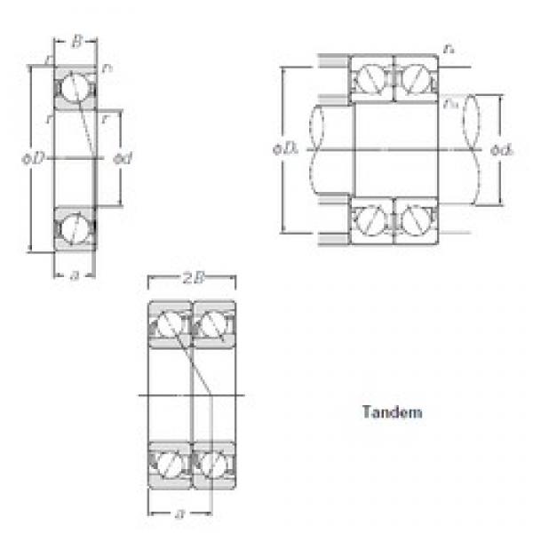 130 mm x 200 mm x 33 mm  NTN 7026DT الاتصال الكرات الزاوي #2 image