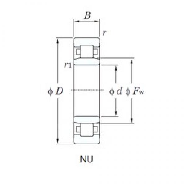 170 mm x 310 mm x 52 mm  KOYO NU234R محامل أسطوانية #1 image