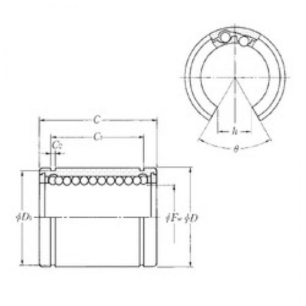 NTN KLM40PLL المحامل الخطية #1 image