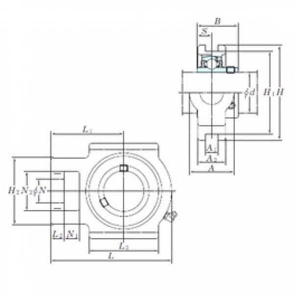 KOYO UCT209-28 تحمل وحدات #1 image