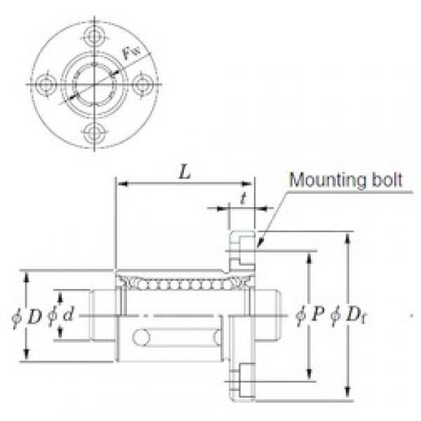 KOYO SDMF30 المحامل الخطية #1 image