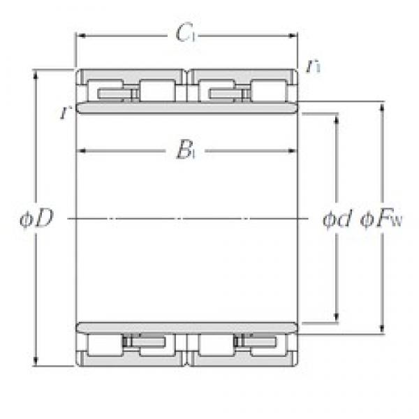 180 mm x 265 mm x 180 mm  NTN 4R3618 محامل أسطوانية #1 image