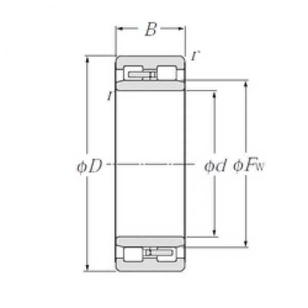 380 mm x 520 mm x 140 mm  NTN NNU4976 محامل أسطوانية #1 image