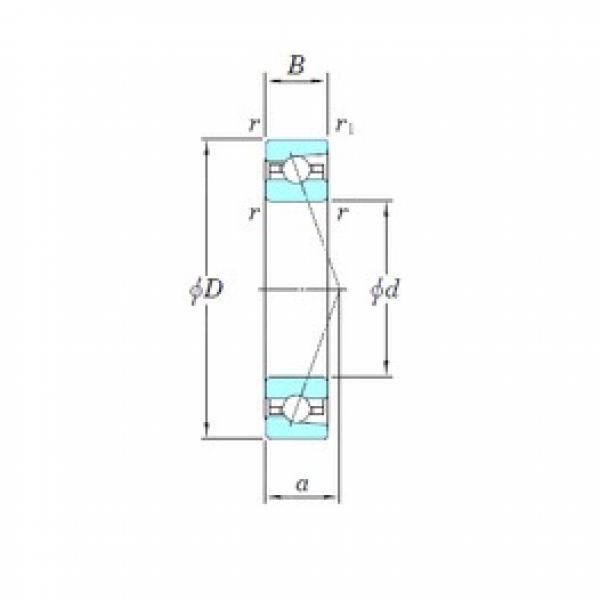 75 mm x 115 mm x 20 mm  KOYO 3NCHAR015C الاتصال الكرات الزاوي #2 image