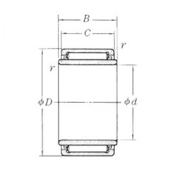 17 mm x 29 mm x 20,2 mm  NSK LM2120 محامل إبرة الأسطوانة #1 image