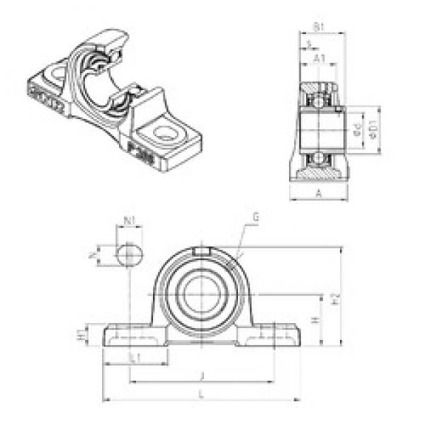 SNR UCP213 تحمل وحدات #1 image