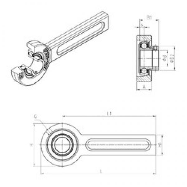 SNR ESSP205 تحمل وحدات #1 image