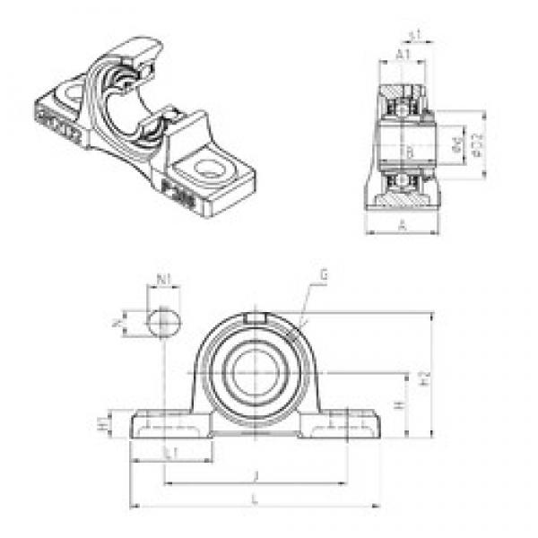 SNR UKP211H تحمل وحدات #1 image