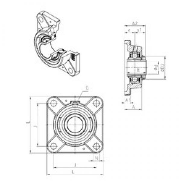 SNR UKFE207H تحمل وحدات #1 image