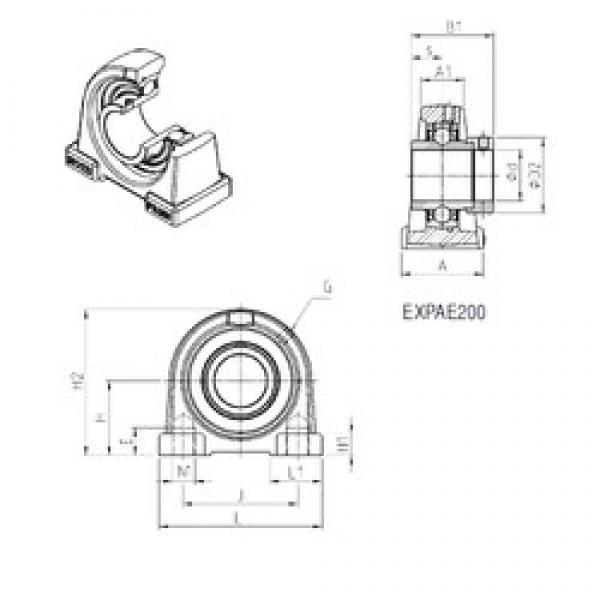 SNR EXPAE204 تحمل وحدات #1 image