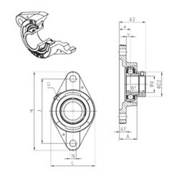 SNR ESFLE202 تحمل وحدات #1 image