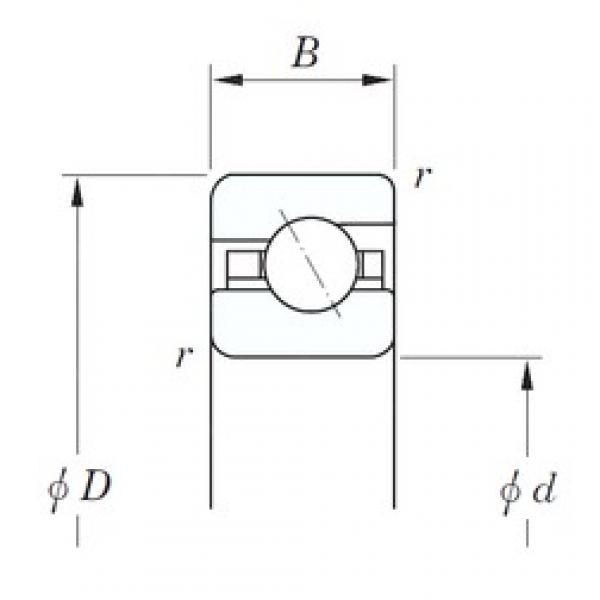 190,5 mm x 209,55 mm x 9,525 mm  KOYO KCA075 الاتصال الكرات الزاوي #2 image