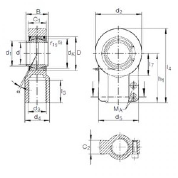 125 mm x 180 mm x 125 mm  INA GIHN-K 125 LO محامل عادي #1 image