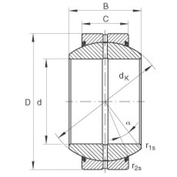 INA GE140-FO-2RS محامل عادي #1 image