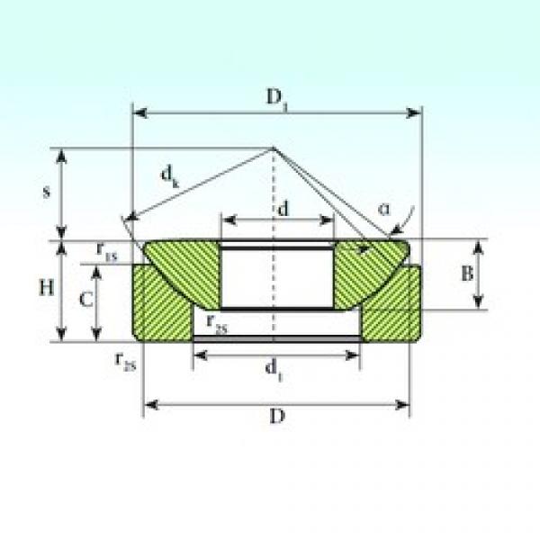 200 mm x 320 mm x 80 mm  ISB GX 200 SP محامل عادي #1 image