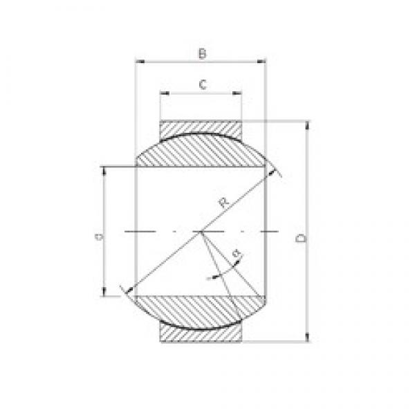 50 mm x 90 mm x 56 mm  ISO GE 050 HCR-2RS محامل عادي #1 image