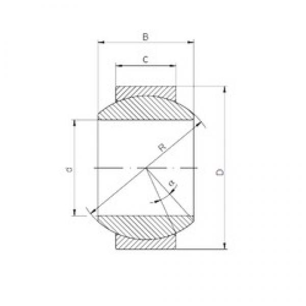 17 mm x 35 mm x 20 mm  ISO GE17FO-2RS محامل عادي #1 image