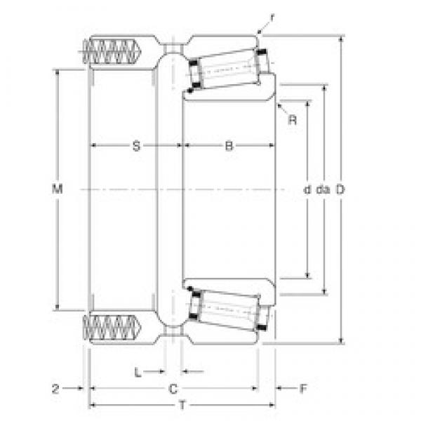 90 mm x 160 mm x 42 mm  Gamet 160090/160160P تناقص الأسطوانة المحامل #1 image