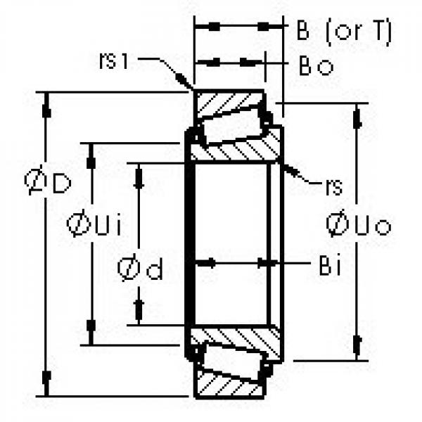 AST 28680/28622B تناقص الأسطوانة المحامل #1 image