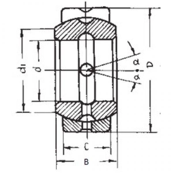 63,5 mm x 100,013 mm x 55,55 mm  FBJ GEZ63ES محامل عادي #1 image