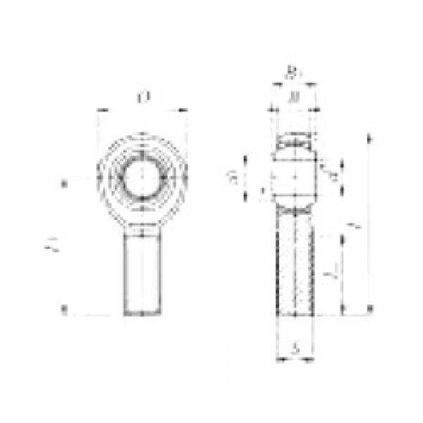 3,175 / mm x 11,91 / mm x 4,75 / mm  IKO POSB 2 محامل عادي #1 image