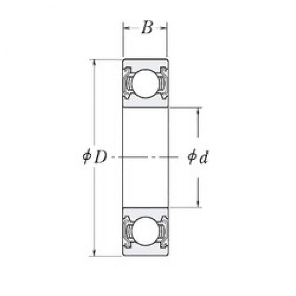 31.75 mm x 79,375 mm x 22,225 mm  RHP MJ1.1/4-2Z الكرات الأخدود العميق #1 image